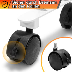 SWANEW Standfüße für Infrarotheizungen 2X,Stabiler Metall Standfuss Infrarotheizung für Heizplatten,Passend für Verschiedene Marken und Modelle mit Rahmen Elektroheizung