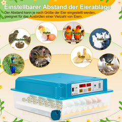 64 Eier Brutmaschine Vollautomatisch