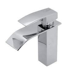 SWANEW Wasserhahn Hochdruck Waschtischmischer Messing Bad Armatur Mischbatterie Einhebelmischer Spültisch