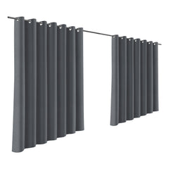 SWANEW Outdoor Vorhang, Garden Outdoorvorhänge, Sichtschutz & Sonnenschutz Outdoor Gardinen, mit Ösen