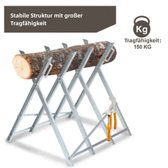 Sägebock Metall verzinkt 81x80x80cm