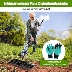 Rasenrakel 75 x 25 cm mit 2 m Stiel