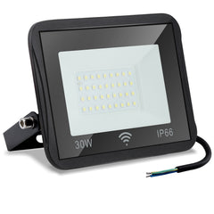 SWANEW LED Strahler Außen, LED Fluter 10W-100W, LED Scheinwerfer Kaltweiß/Warmweiß, Aussenstrahler IP66 Wasserdicht (Kein Stecker)