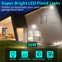 SWANEW LED Strahler Außen, LED Fluter 10W-100W, LED Scheinwerfer Kaltweiß/Warmweiß, Aussenstrahler IP66 Wasserdicht (Kein Stecker)