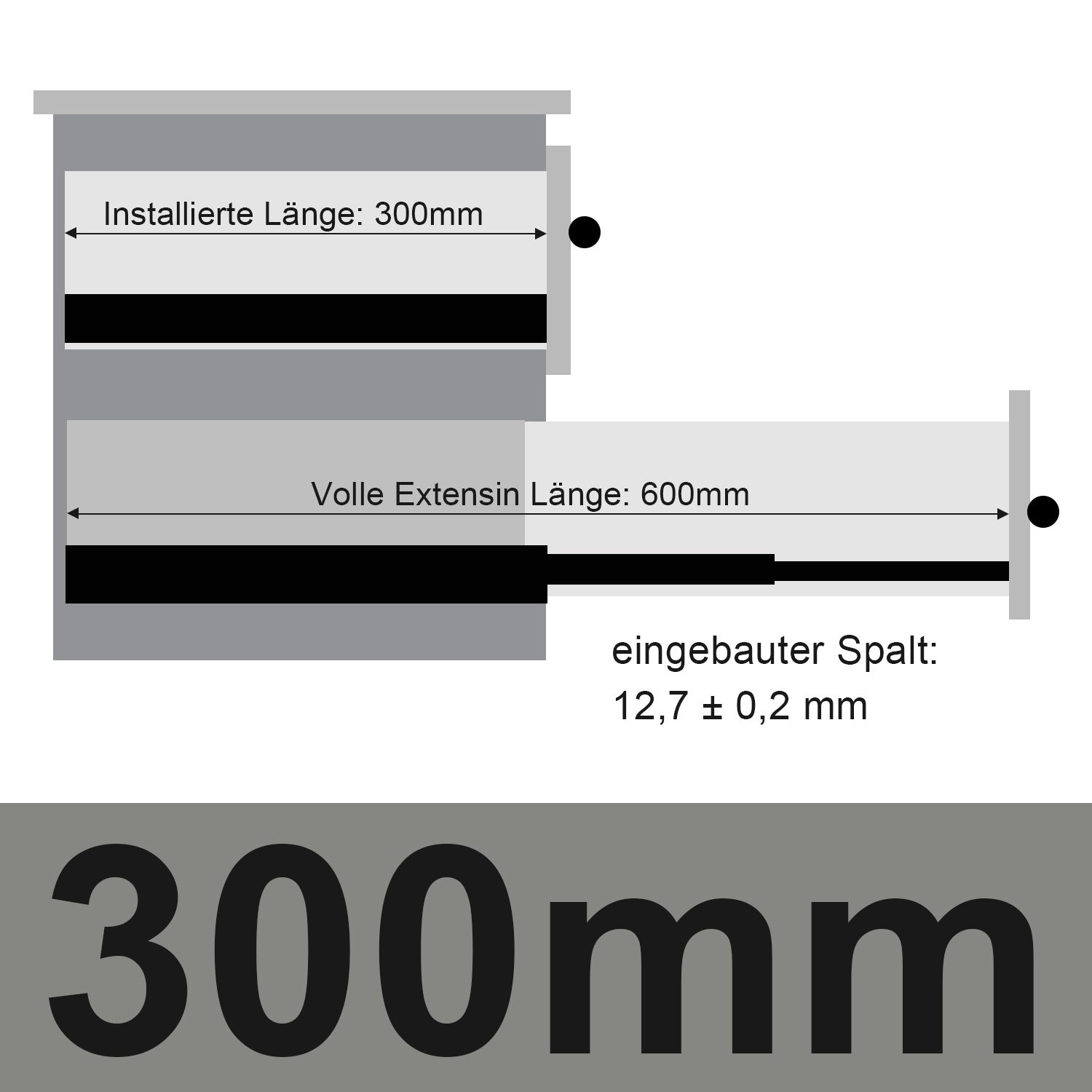 SWANEW Schubladenschienen 250 - 550 mm, Schubladen  Schienensystem mit Selbsteinzug, Teleskopschiene vollauszug Schubladenauszüg, Kugelführung, Tragkraft 35 Kg