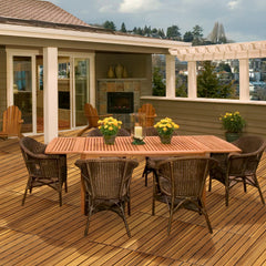 SWANEW Holzfliesen 30x30cm, Terrassenfliesen Akazienholz, Klicksystem Balkonfliesen, Gartenfliesen 6/12 Latten Zuschneidbar