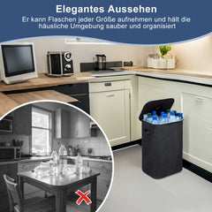 SWANEW 100L pfandflaschen, aufbewahrung, Flaschensammler, Faltbarer Fächer Sammelbehälter