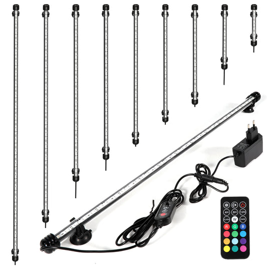 SWANEW LED Aquarium Beleuchtung18cm-112cm Aquarium Lampe RGB Aquariumleuchte
