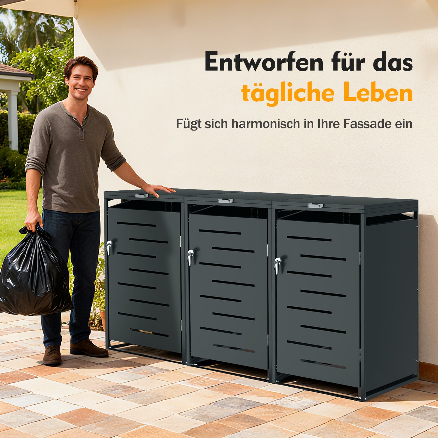 Mülltonnenbox 120L-240 L 
