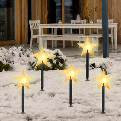 LED Garten Leuchtstäbe Stern