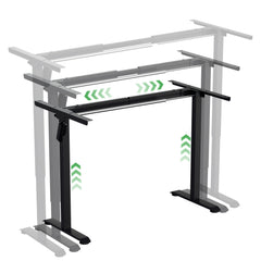 SWANEW Höhenverstellbarer Schreibtisch 70-115cm Tischgestell PC-Tisch DIY Elektrisch