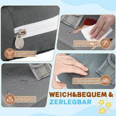 SWANEW Sitzerhöhung Stuhl Kind, Faltbar Stuhl Lifter, sitzkissen kinder mit Rückenlehne
