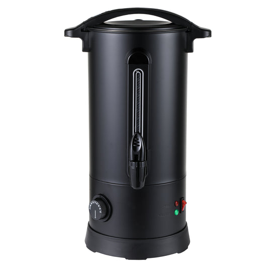SWANEW Glühweinkocher 10L, 1800W Heißgetränkespender Glühweinkessel Edelstahl Glühweinautomat  mit Zapfhahn Thermostat, Einstellbare Temperatur von 30-110°C