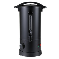 SWANEW Glühweinkocher 10L, 1800W Heißgetränkespender Glühweinkessel Edelstahl Glühweinautomat  mit Zapfhahn Thermostat, Einstellbare Temperatur von 30-110°C