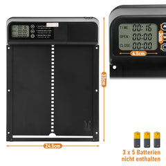 SWANEW Automatische Hühnerklappe mit Timer/Manuell/Anti-Tamper Modus, elektrische Hühnerklappe, LED Display, Intelligenter Einklemmschutz Automatisch Hühnertür, Türöffner für Hühnerstall