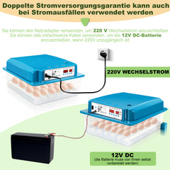 36 Eier Brutmaschine Vollautomatisch