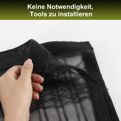 SWANEW Insektenschutz, Fliegengitter Tür, Magnetvorhang, ohne Bohren