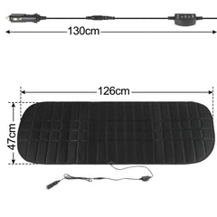 SWANEW Auto Sitzheizung/Auto Rücksitzheizung Matten 12V getrennt PKW KFZ Universal