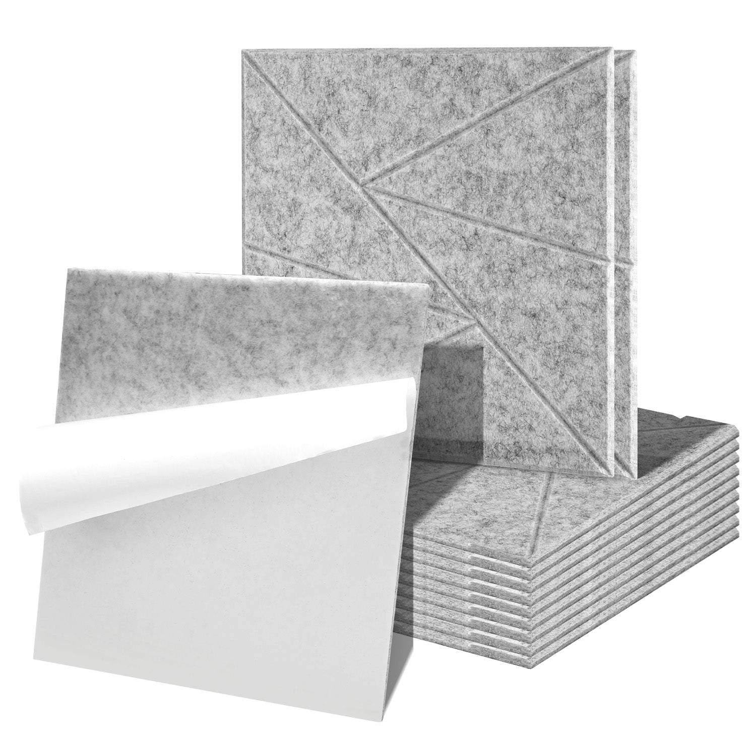 Akustikpaneele selbstklebend 30×30×0,9 cm