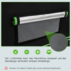 SWANEW Grow Zelt, Growschrank für Homegrow, Indoor Anbauzelt, Lichtdicht und Wasserdicht Pflanzzelt, Zuchtzelt