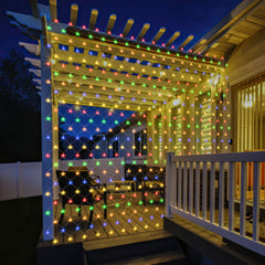 SWANEW solar lichternetz, lichternetz mit Fernbedienung, 8 Modi+TimingFunktion+MemoryFunktion, IP44, Helligkeit einstellbar