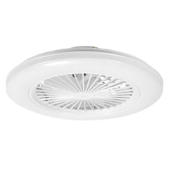 SWANEW Deckenventilator mit RGB LED Beleuchtung, 6 Geschwindigkeiten,  Stufenloses Dimmen, φ49cm, Ventilator Lüfter Deckenlampe