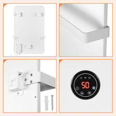 SWANEW Infrarotheizung, Wandheizung Elektroheizung, Touch Heizpaneel 400W/600W