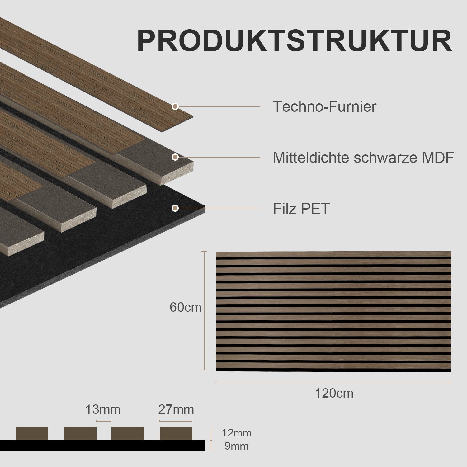 Akustikpaneele Holz