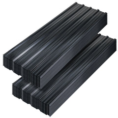 SWANEW Profilblech Trapezblech Dachplatten Wellblechplatten für Dach 129x46cm = 7m² Metall Dachblech Blech für Carport Gerätehaus