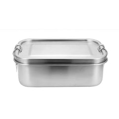 SWANEW Edelstahl Brotdose auslaufsicher Lunchbox Metall Dichte Bento Box Fassungsvermögen mit Fächern