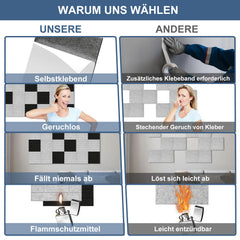 Akustikplatten Selbstklebend Hochdichte Schallabsorber