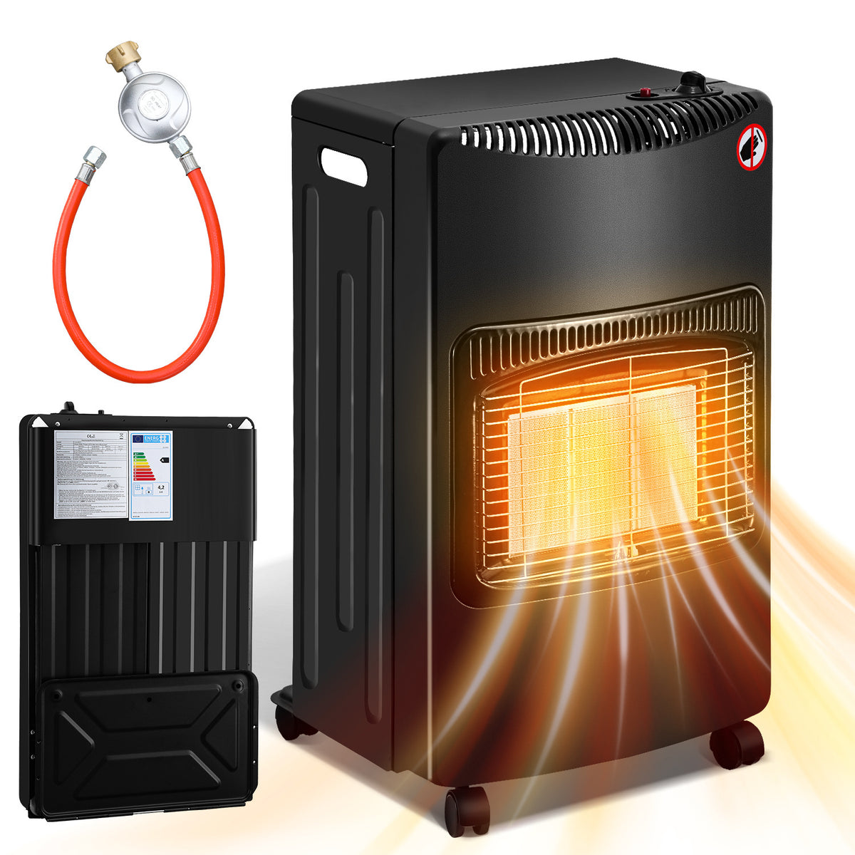 SWANEW 4200W Gasheizofen, Faltbar Gasheizer, Gasheizung