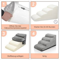 Hunderampe, Hundetreppe, 3/4-stufige