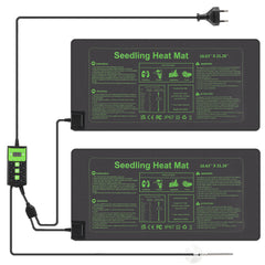 SWANEW Heizmatte Pflanzen mit Thermostat, Wärmematte, IP67 Wasserdicht, 27W/55W