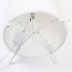 SWANEW LED-Stehlampe mit Fernbedienung und RGB-Farbwechsel, Wohnzimmer Dimmbar, 156cm Moderne weiß Stoffschirm [Energieklasse F]