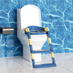 SWANEW Toilettentrainer Kinder, 3 in 1 Toilettensitz, mit Treppe Kissengriff WC Sitz