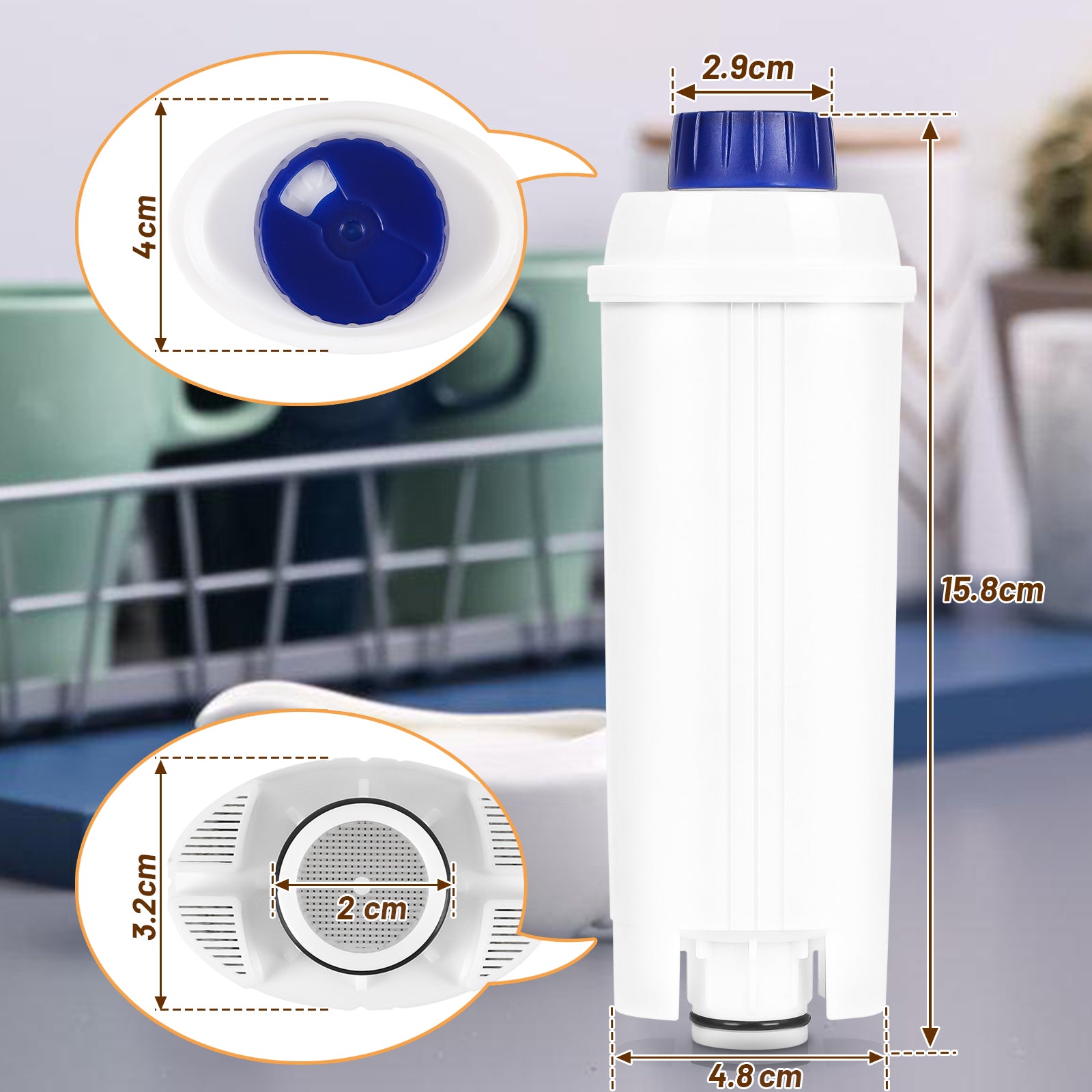 Wasserfilter für DeLonghi DLS C002