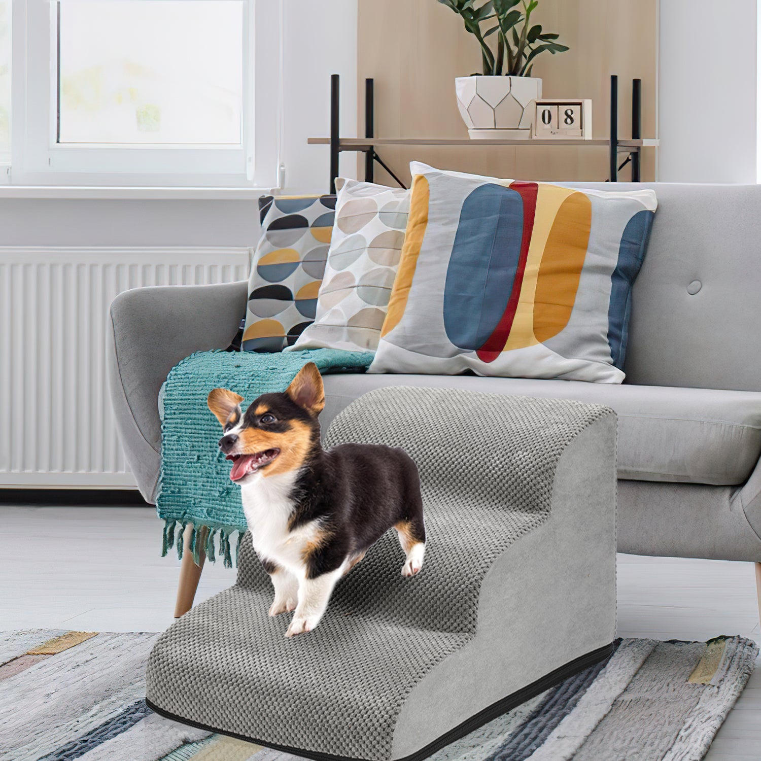 Hunderampe, Hundetreppe, 3/4-stufige