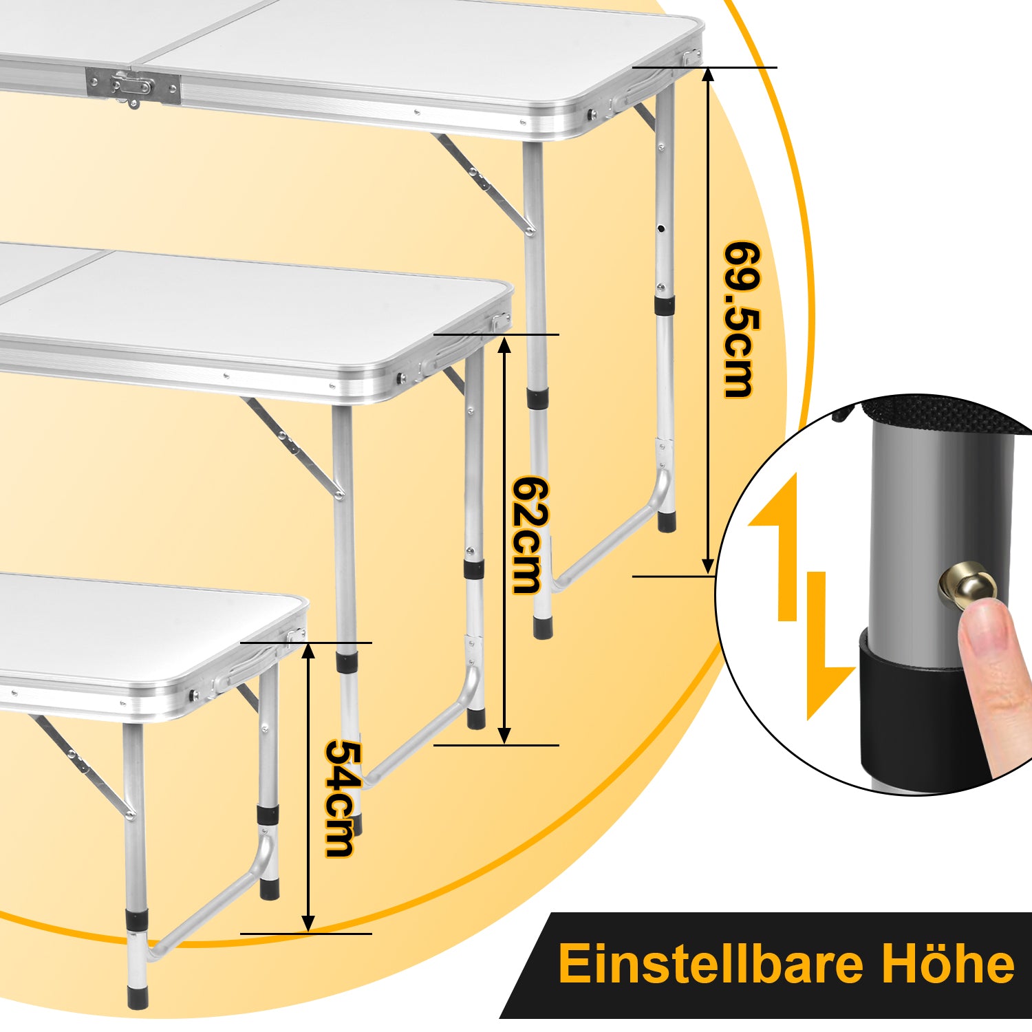 Campingküche höhenverstellbar