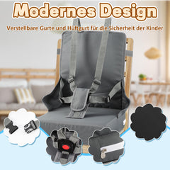 SWANEW Sitzerhöhung Stuhl Kind, Faltbar Stuhl Lifter, sitzkissen kinder mit Rückenlehne
