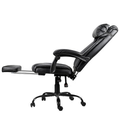 SWANEW Bürostuhl, gaming stuhl, chefsessel Drehsessel mit Kopfstütze Lendenkissen