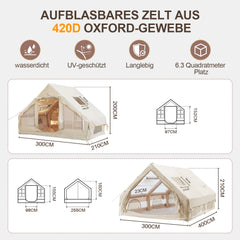 SWANEW Aufblasbares Gampingzelt
