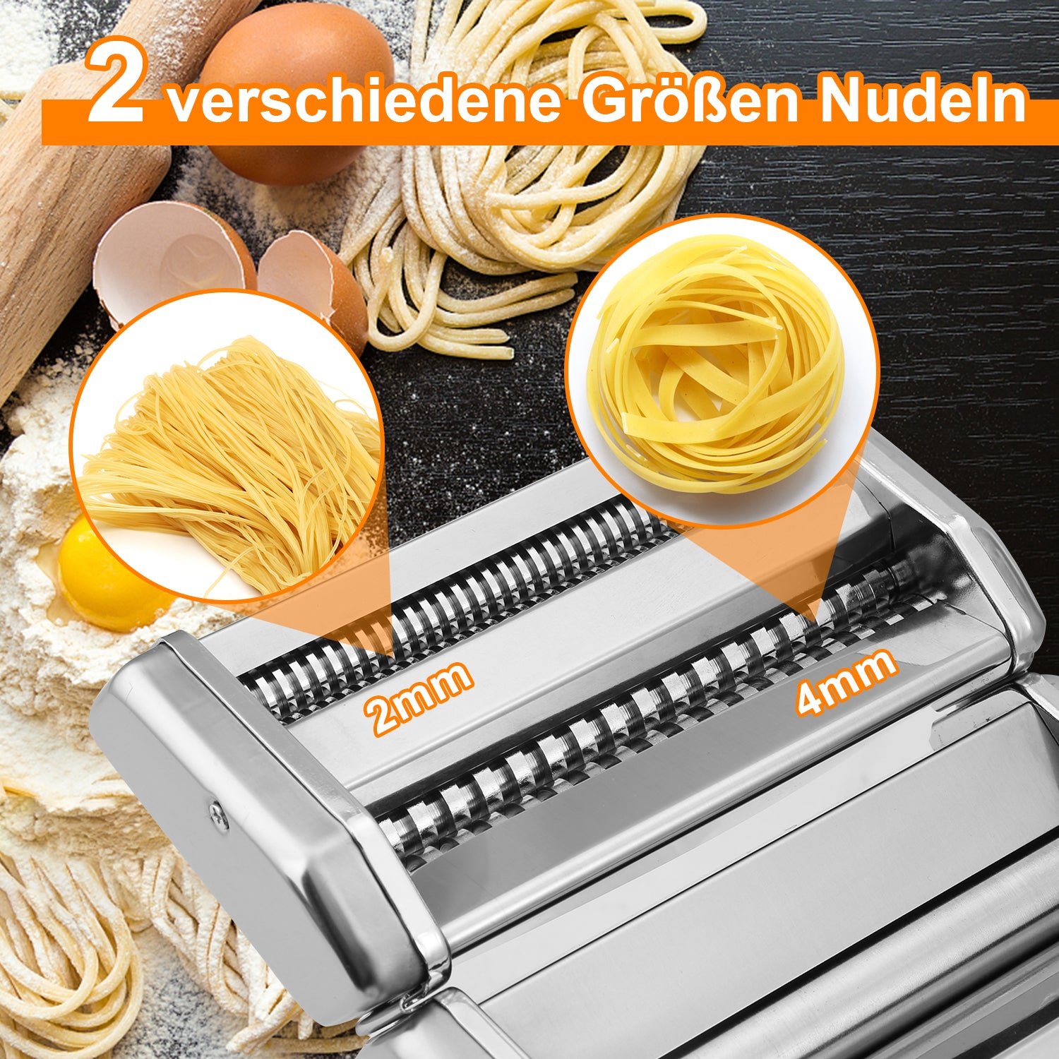 SWANEW Nudelmaschine Manuell