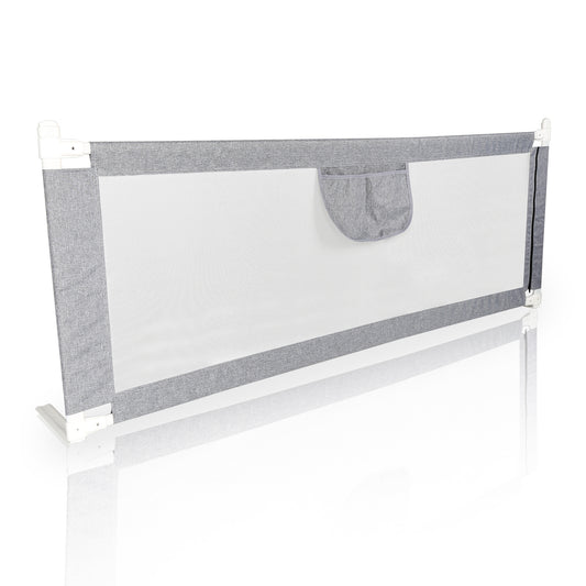 SWANEW Bettgitter Rausfallschutz – höhenverstellbares Bettschutzgitter für Kinderbett & Elternbett, 64–96 cm, in 150/180/200 cm
