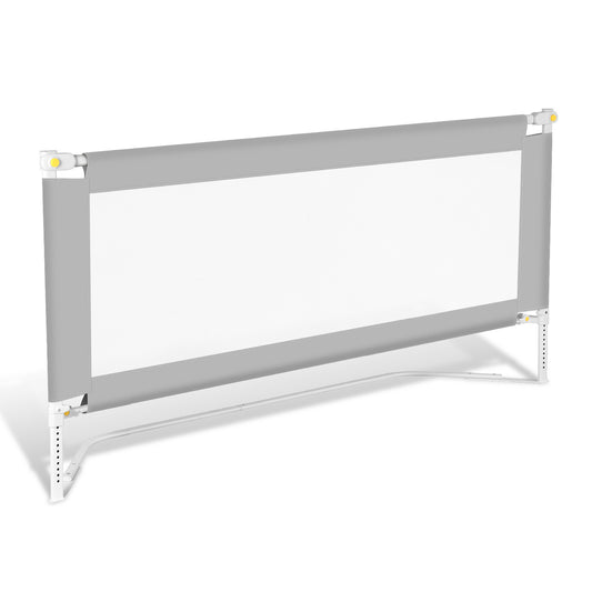 SWANEW Bettgitter Klappbar, Bettgitter Rausfallschutz höhenverstellbar (68 – 95 cm), Bettschutzgitter mit U-förmige Basis