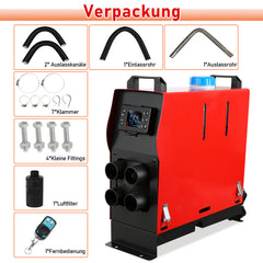 SWANEW Standheizung Diesel 8 kW – 12 V/24 V DC Luft-Dieselheizung für LKW, Auto, Camping, Wohnmobil & Boote