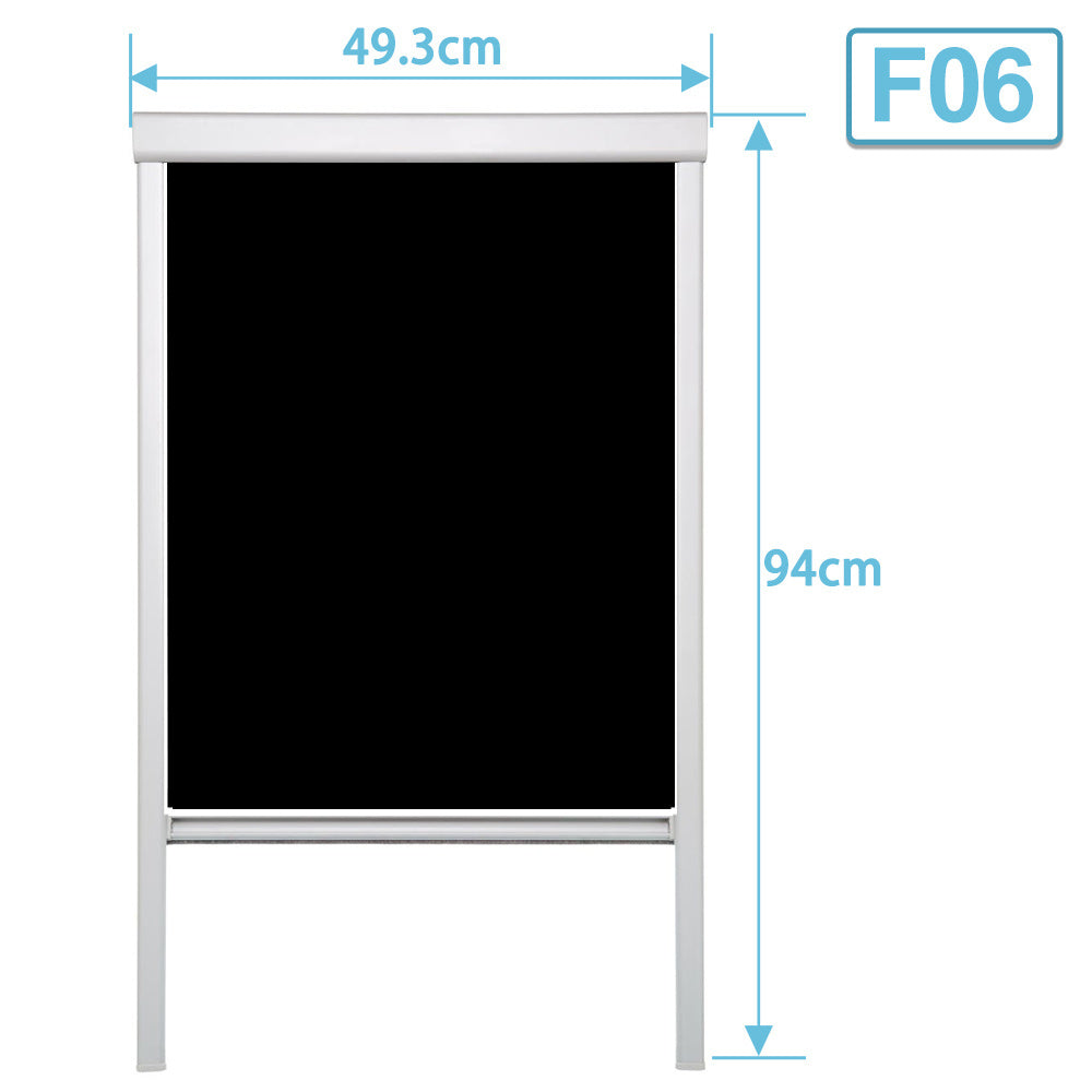 SWANEW Verdunkelungsrollo für Dachfenster Rollo, Verdunklungsrollo mit Bohren, Dachfensterrollo für Dachfenster F06/M06/M08/S06/S08/206