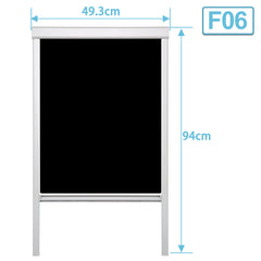 SWANEW Verdunkelungsrollo für Dachfenster Rollo, Verdunklungsrollo mit Bohren, Dachfensterrollo für Dachfenster F06/M06/M08/S06/S08/206