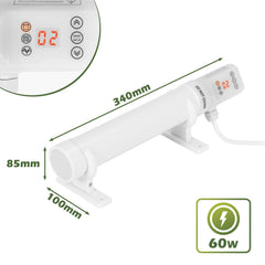 SWANEW Gewächshausheizung, Gewächshaus Heizung, Elektrische Heizung für Gewächshäuser
