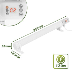 SWANEW Gewächshausheizung, Gewächshaus Heizung, Elektrische Heizung für Gewächshäuser